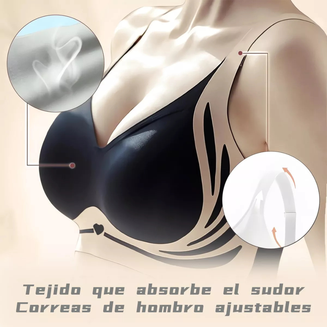 3 Sujetadores Push-up Antiflacidez